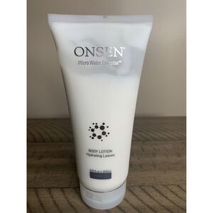 Discontinued HTF Onsen Body Lotion Hydrating Leaves Micro Water Complex NEW 6.8o
